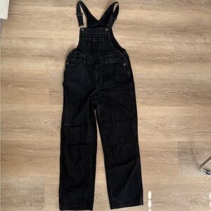 Universal Thread Black Denim Overalls